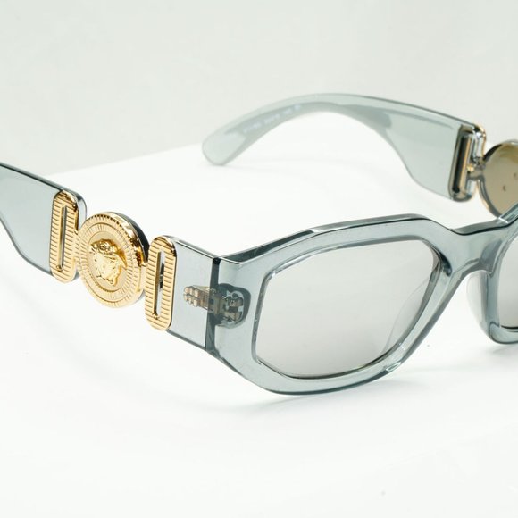 Versace Medusa Crystal Unisex Mirror Sunglasses